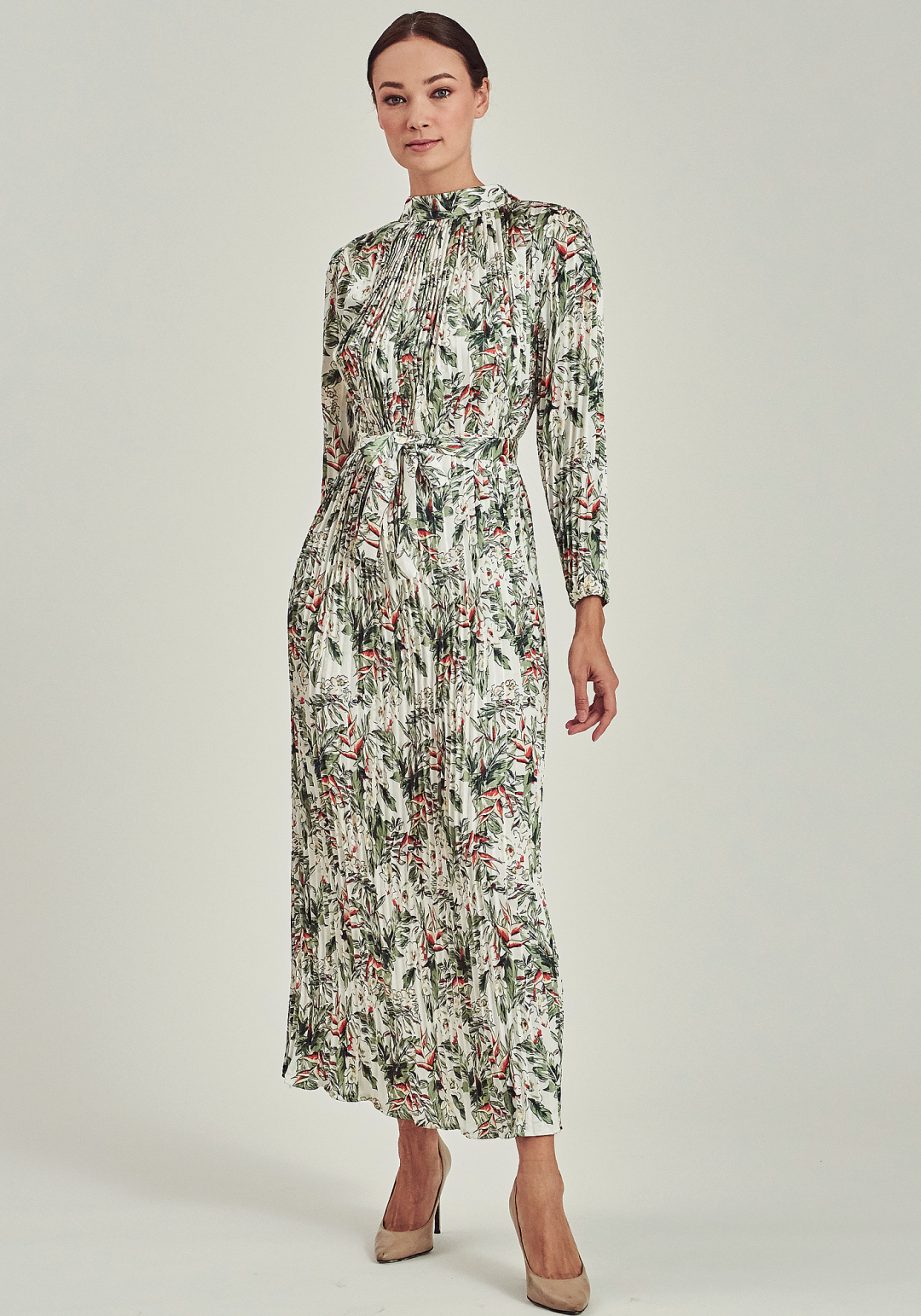 KRISSY DRESS IN VINTAGE WHITE