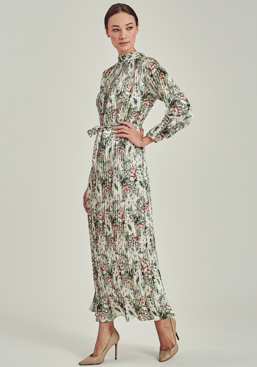 KRISSY DRESS IN VINTAGE WHITE