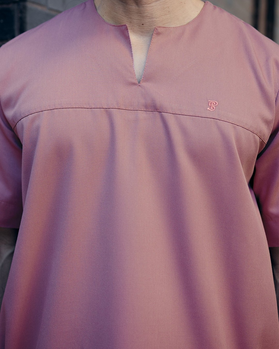 KURTA BADR IN DUSTY PINK