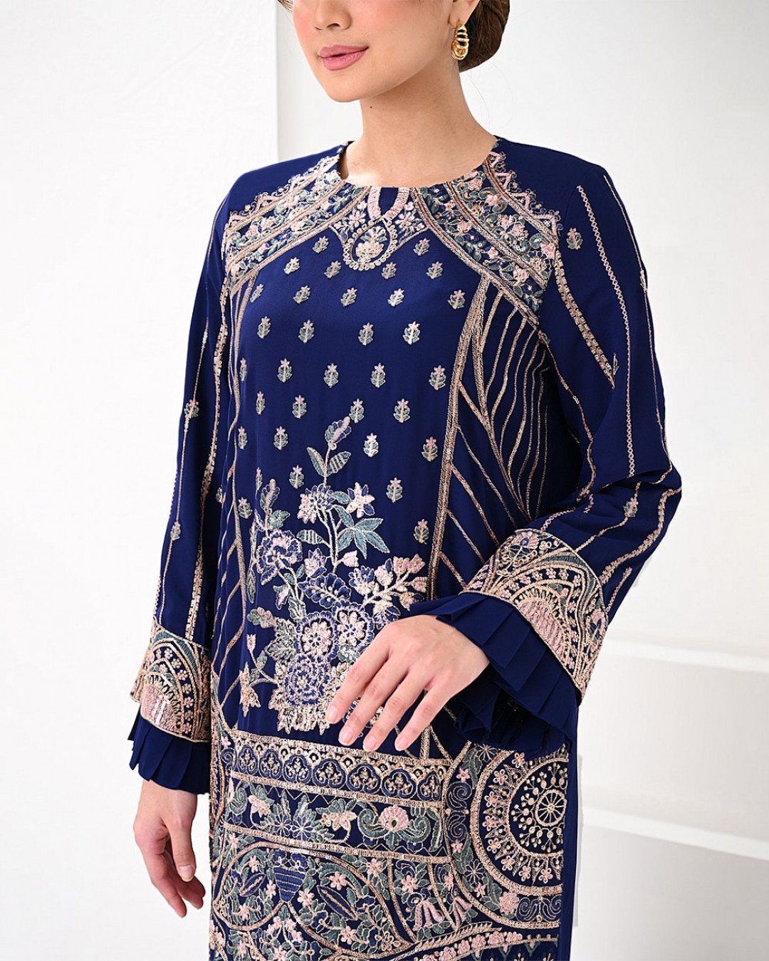 MOUSHMI IN DARK BLUE