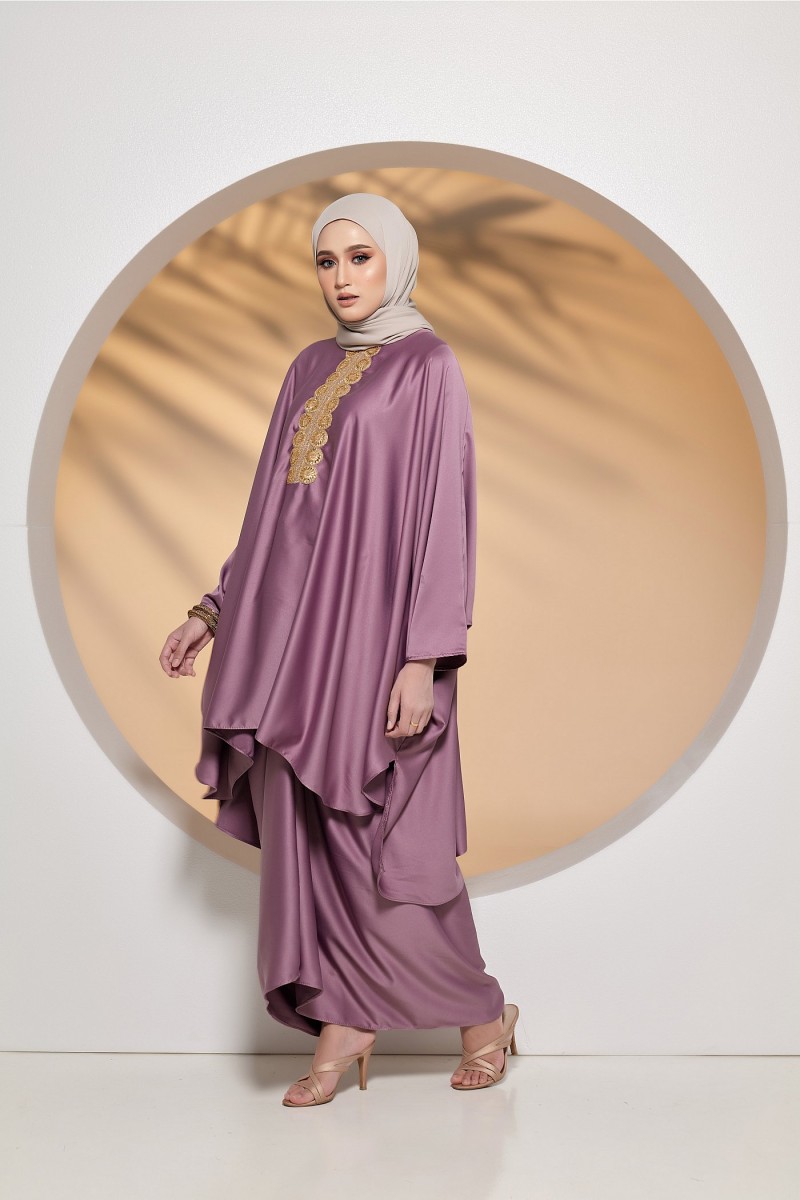 RANI CAFTAN IN LILAC