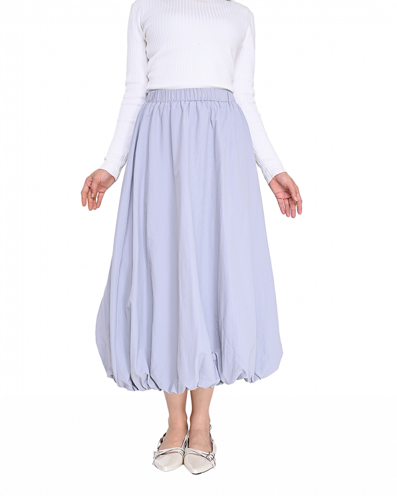 NOVA BALLOON SKIRT LIGHT GREY