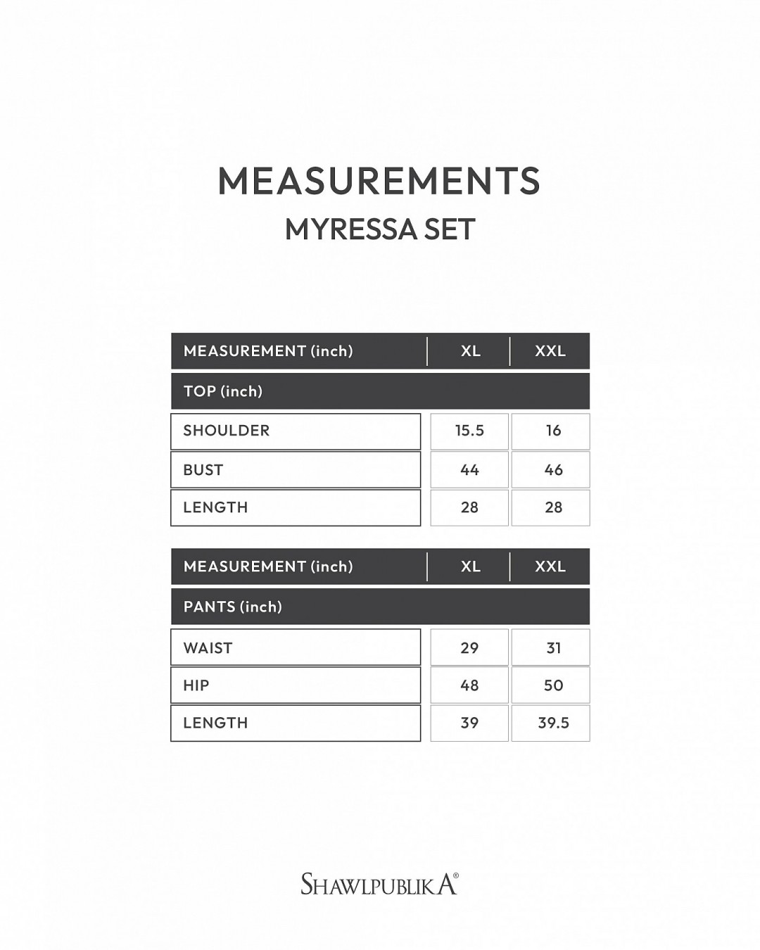 MYRESSA SET IN GREY