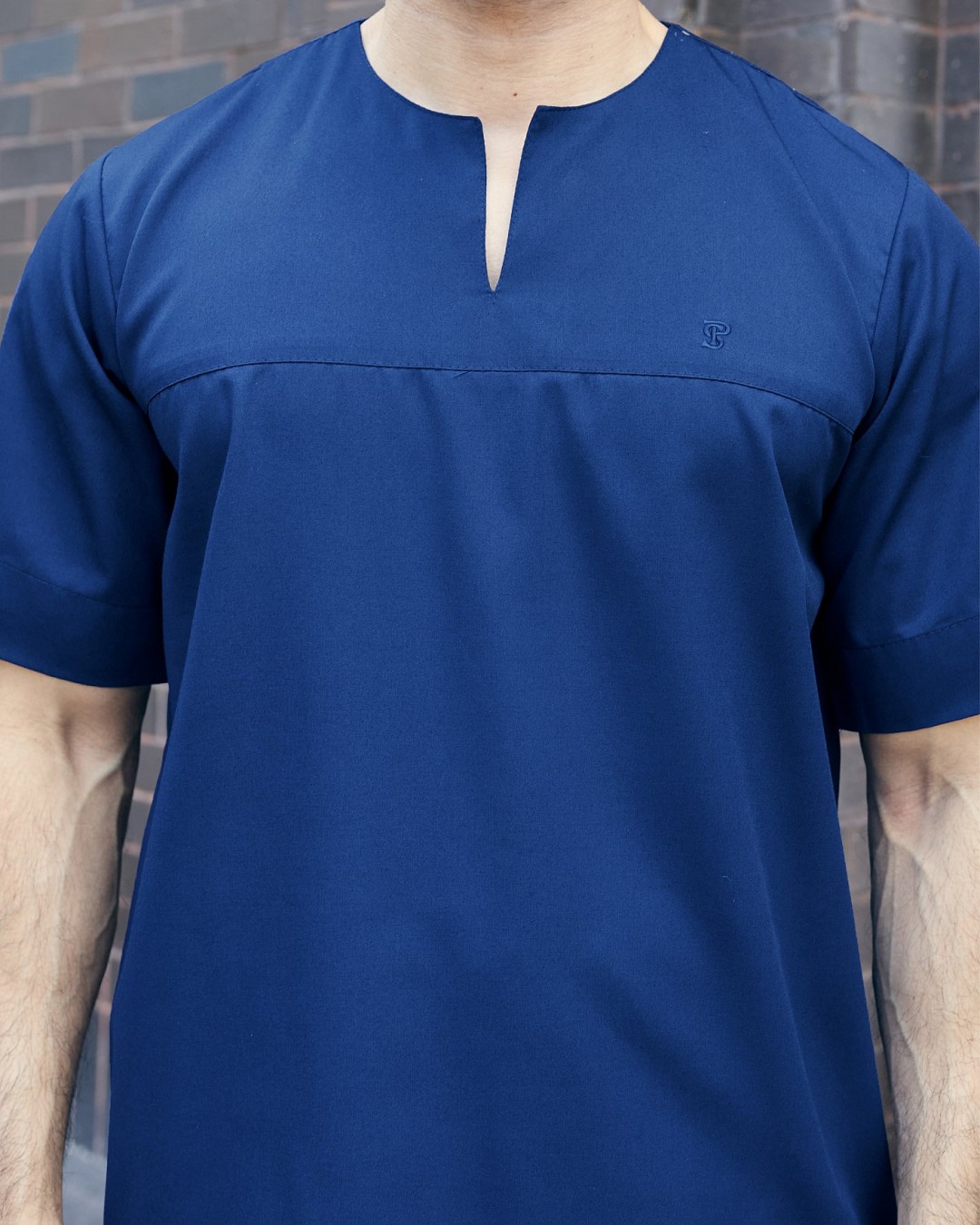 KURTA BADR IN NAVY BLUE
