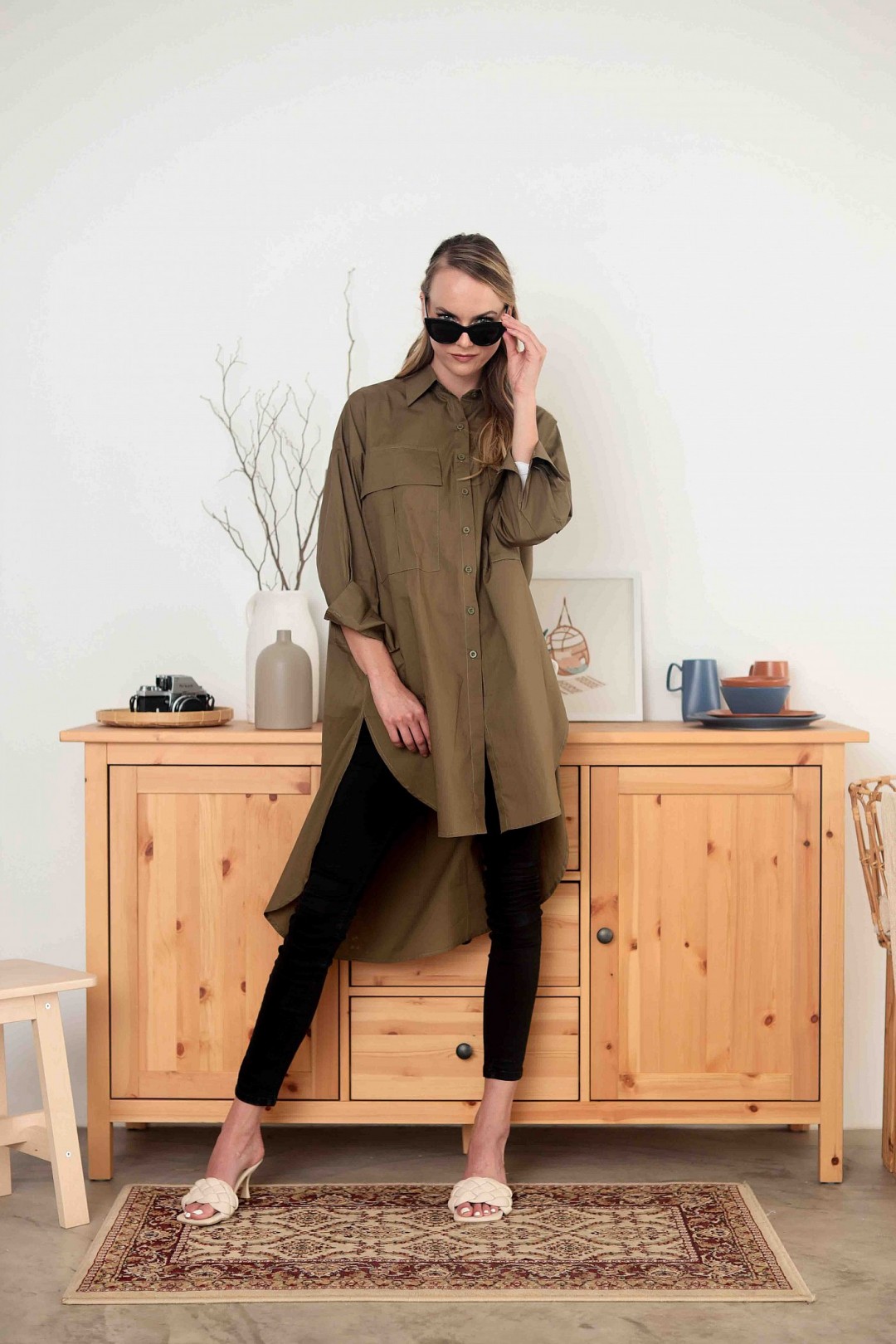 OLIANA IN ARMY GREEN