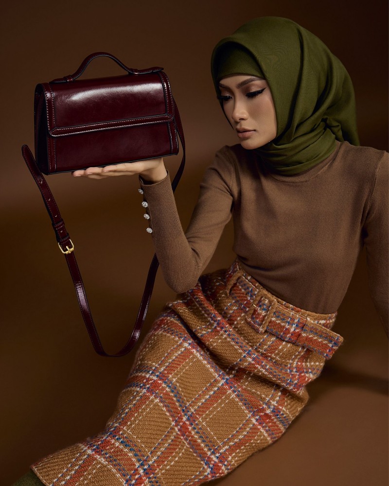 JULIET BAG IN ROYAL BURGUNDY
