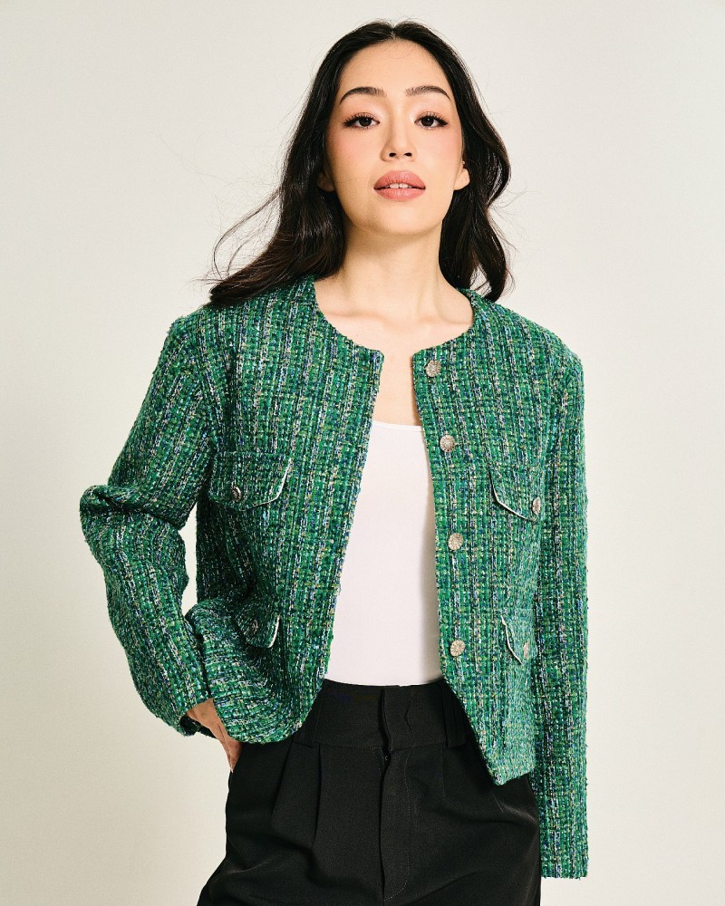 CINDY TWEED IN EMERALD GREEN