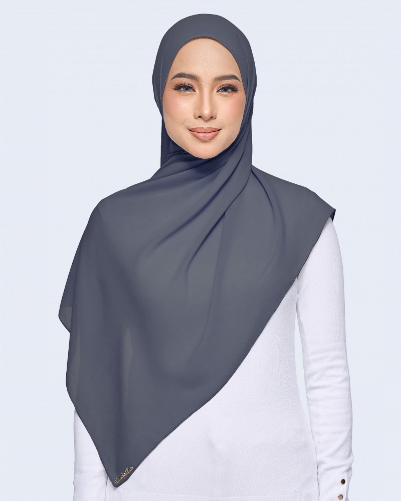 MALIQA SHAWL 2.0 IN DENIM BLUE