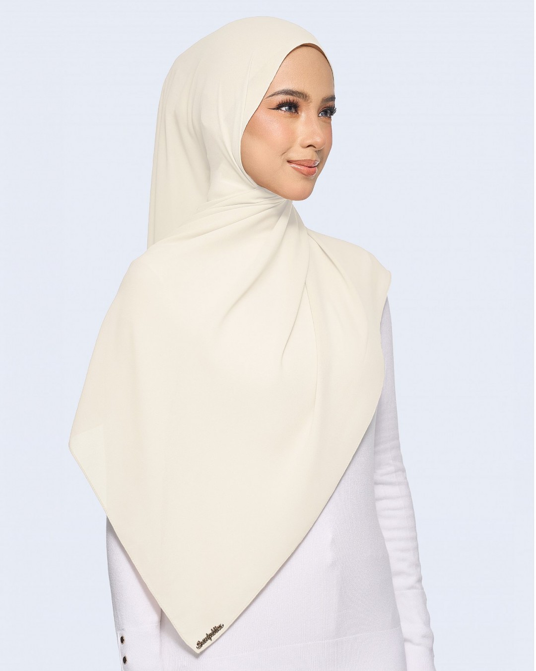 MALIQA SHAWL 2.0 IN MILKY