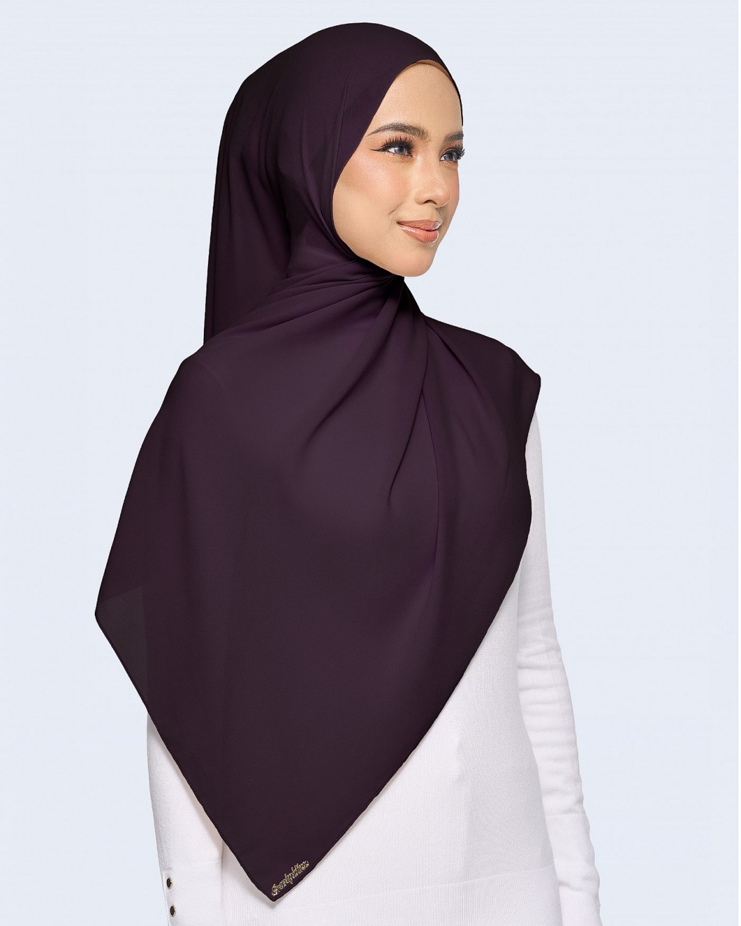 MALIQA SHAWL 2.0 IN MULBERRY