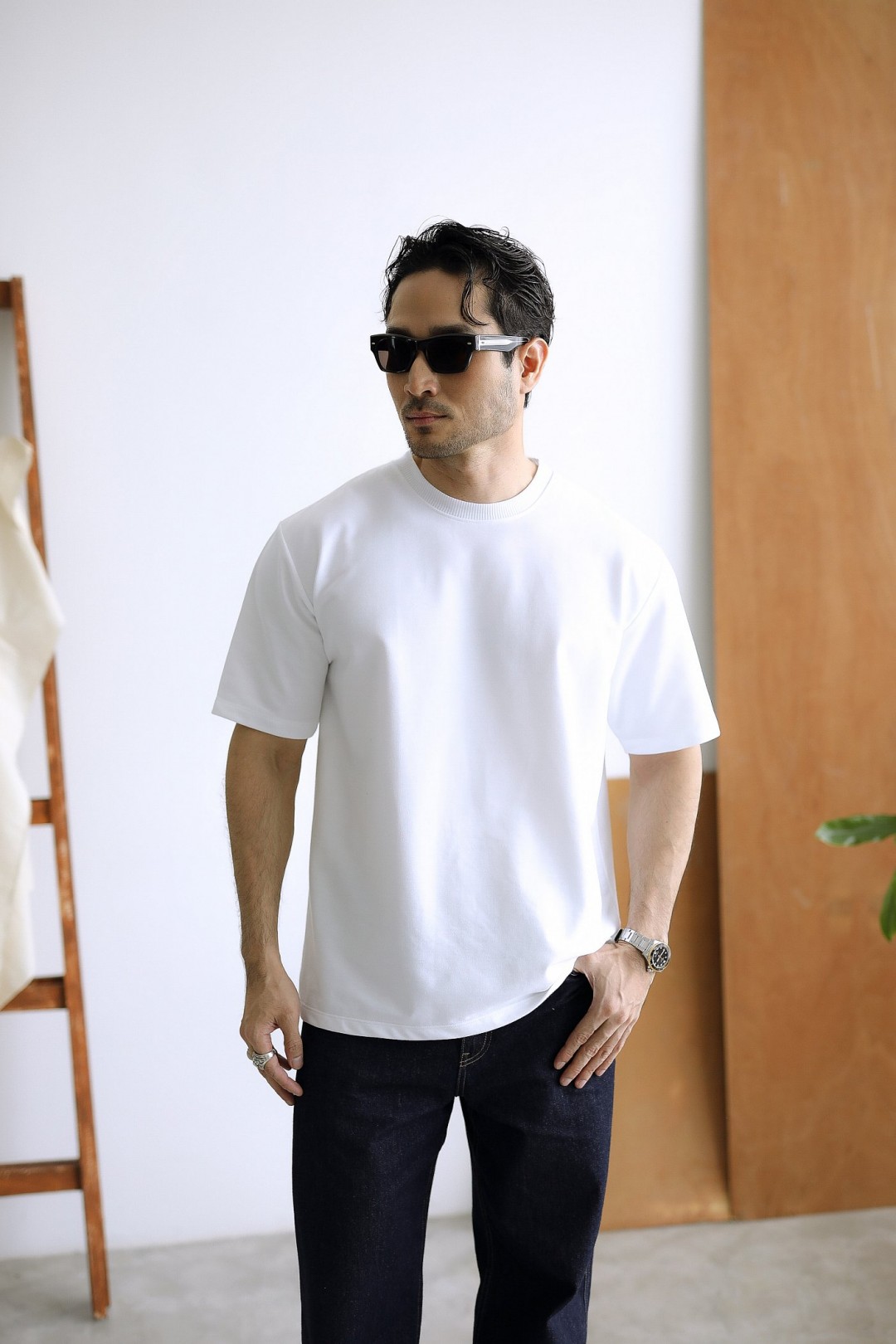 ECHO OVERSHIRT IN OFF WHITE