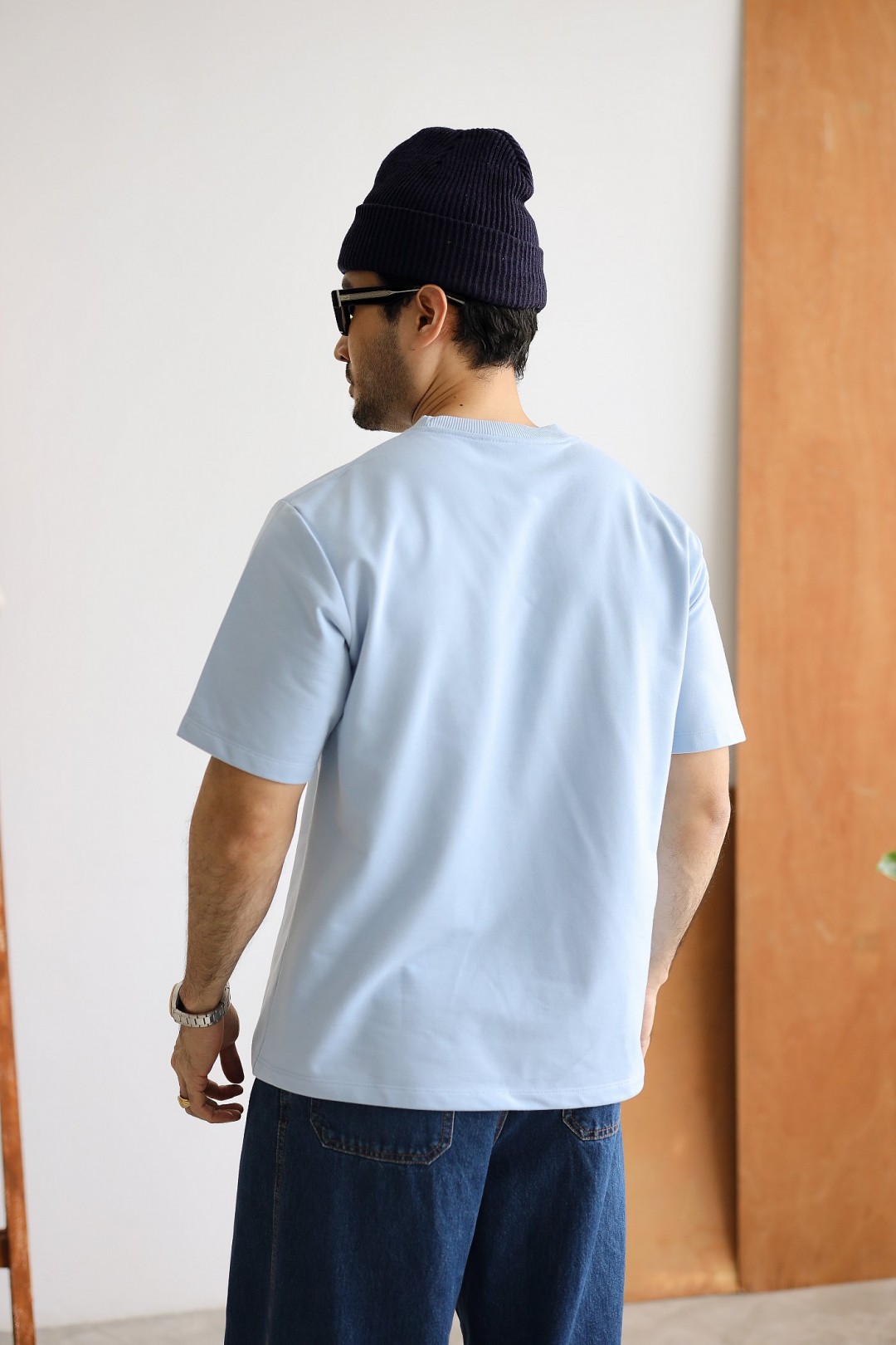ECHO OVERSHIRT IN SKYBLUE