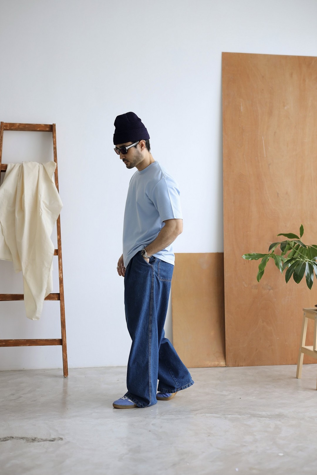 ECHO OVERSHIRT IN SKYBLUE