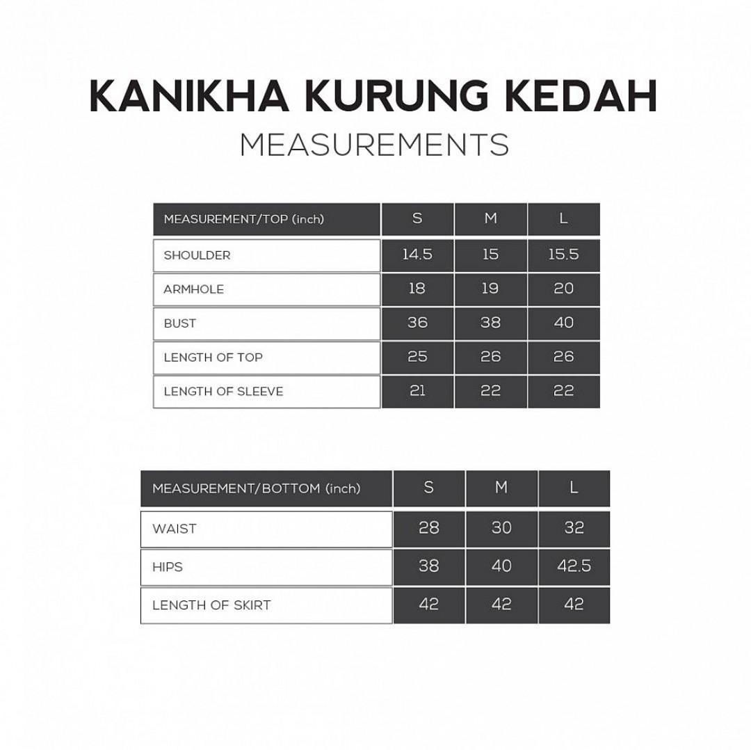 KANIKHA KURUNG KEDAH IN ORANGE GOLD