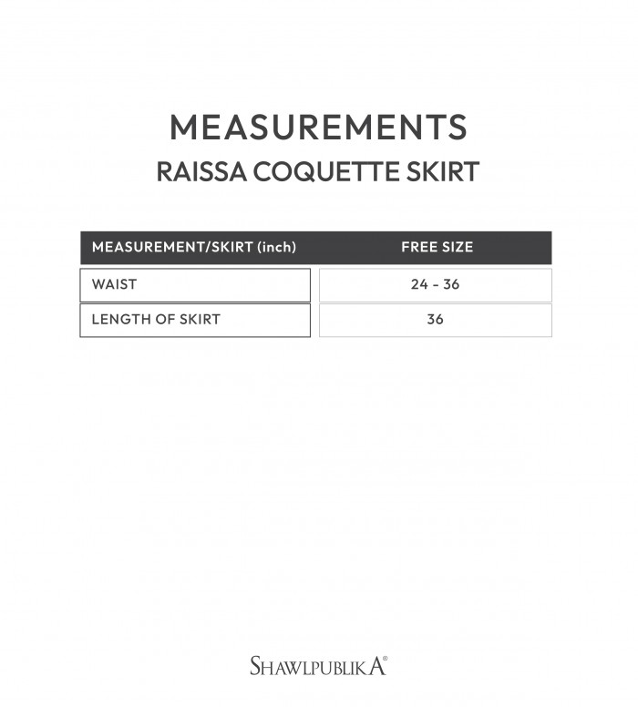 RAISSA SKIRT IN BLACK