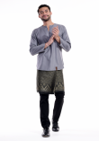 TAJ KURTA IN DARK GREY