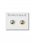 HIJAB MAGNETIC PIN IN ROUNDED SILVER GOLD