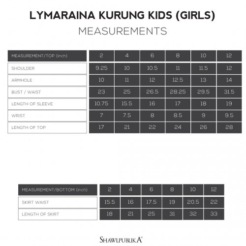 SP RAYA IN LYMARAINA KIDS (MARIGOLD YELLOW)